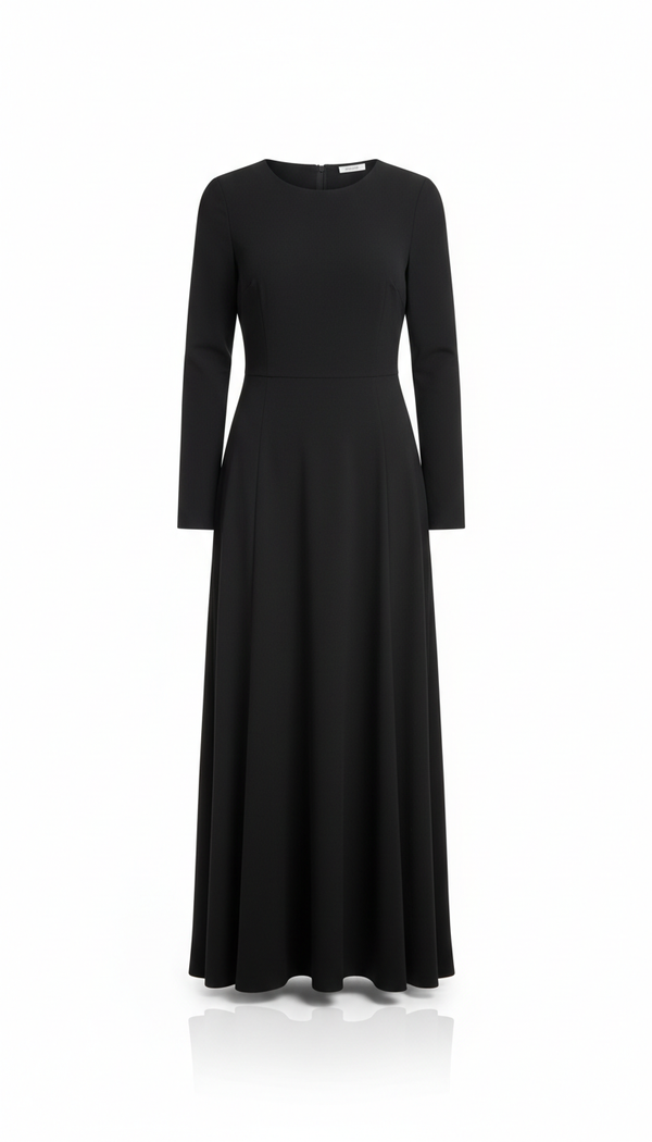 Soft Satin Evening Dress